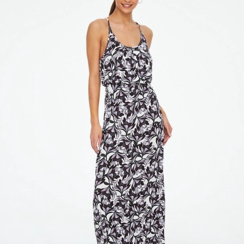 NWOT LOFT Floral Sleeveless Maxi Dress - Size LP